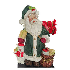 Vintage Hearth & Home Collectibles Studio 33 Hand Painted Resin 12" Santa Claus